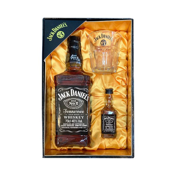잭다니엘 700ml 세트(잭다니엘 700ml+허니미니어쳐 50ml+언더락잔)