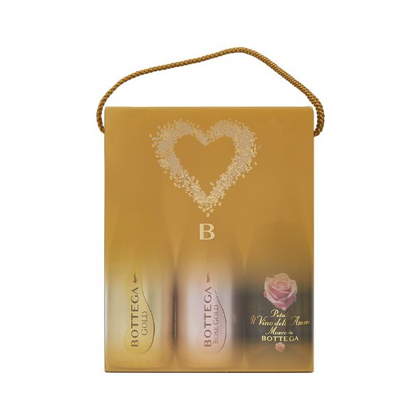 보테가 200ml 3종 패키지(보테가 골드+보테가 로즈골드+모스카토 페탈로)